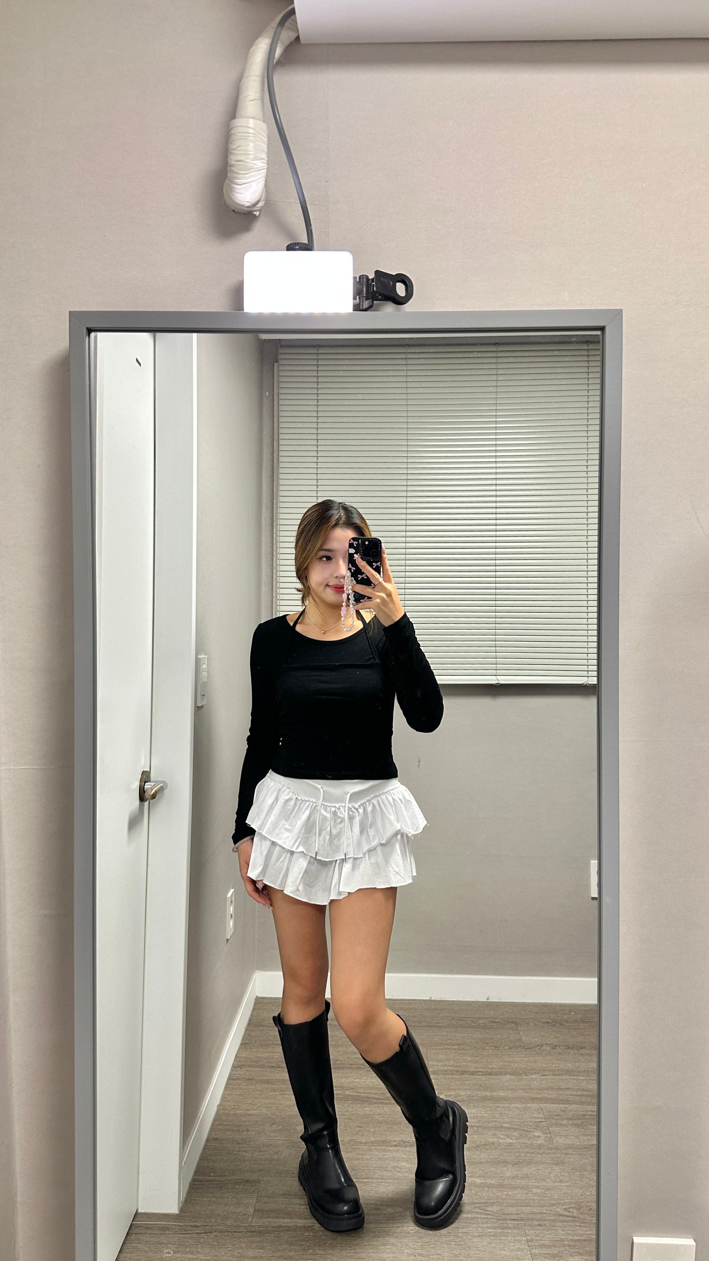 現貨|假兩件掛頸上衣