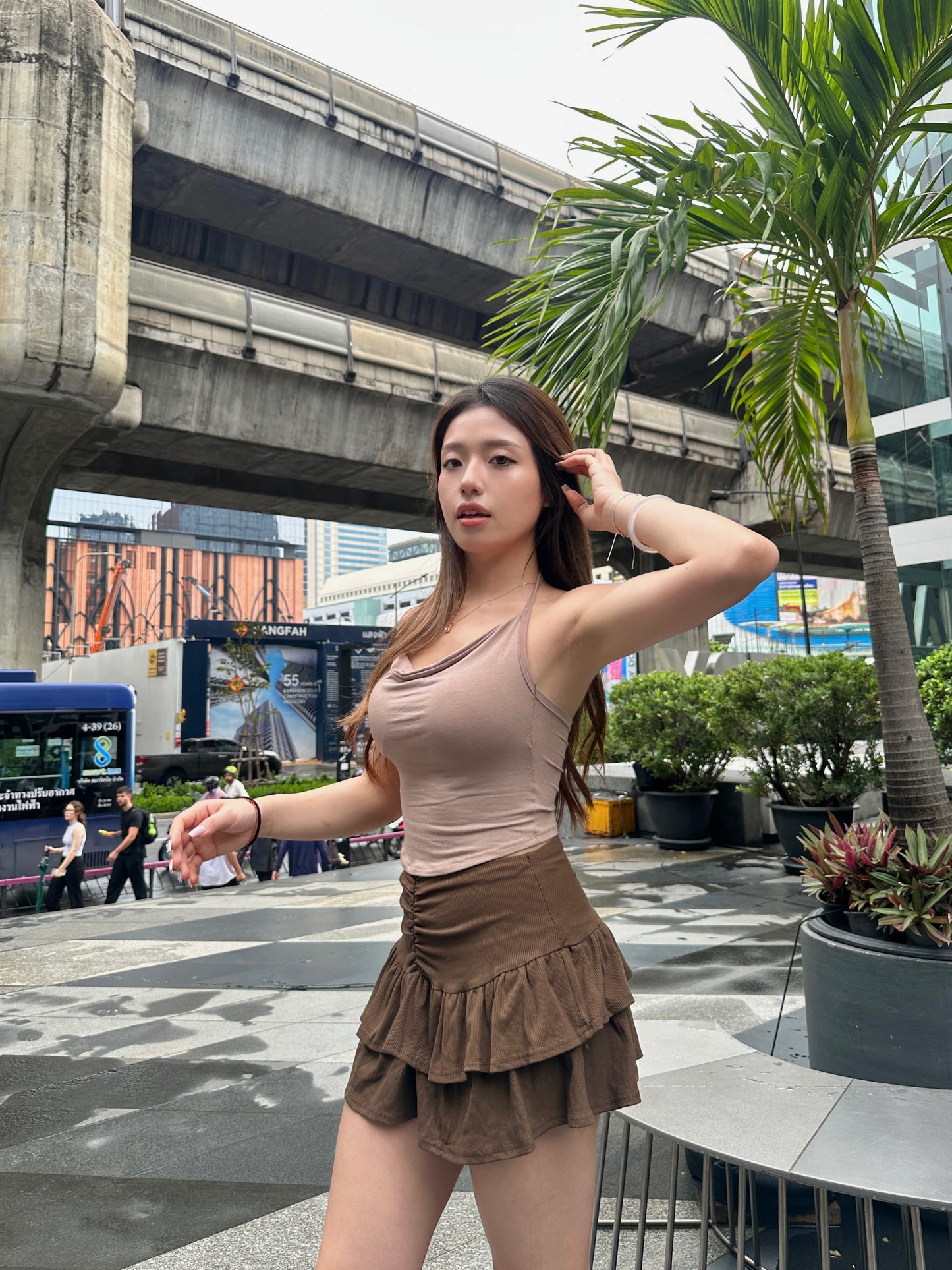 小性感掛頸吊帶背心