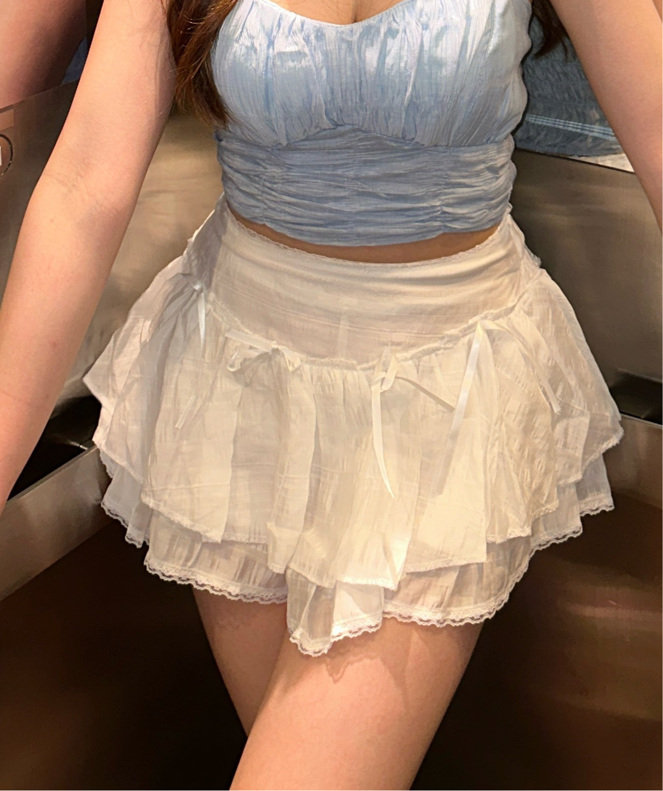 【第二彈】初夏輕薄蝴蝶結短裙