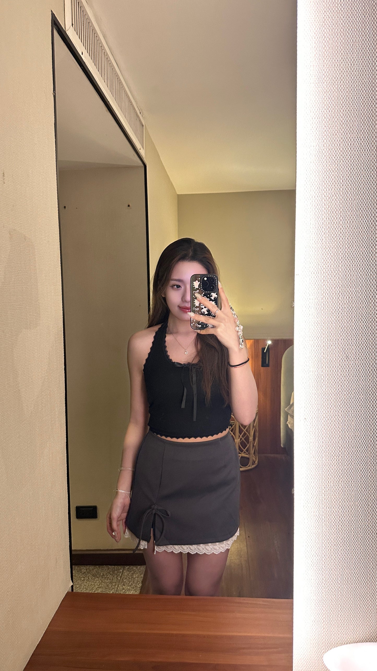 【加購價】掛頸lace吊帶上衣