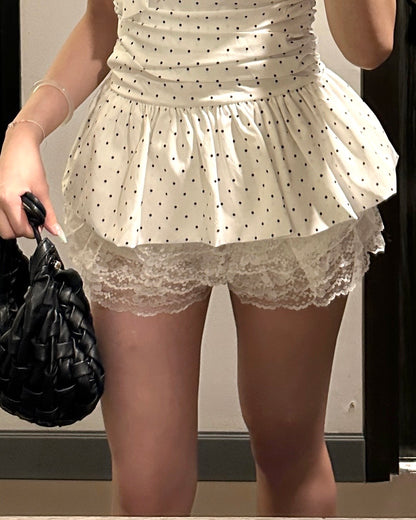 百搭蕾絲蛋糕小短褲
