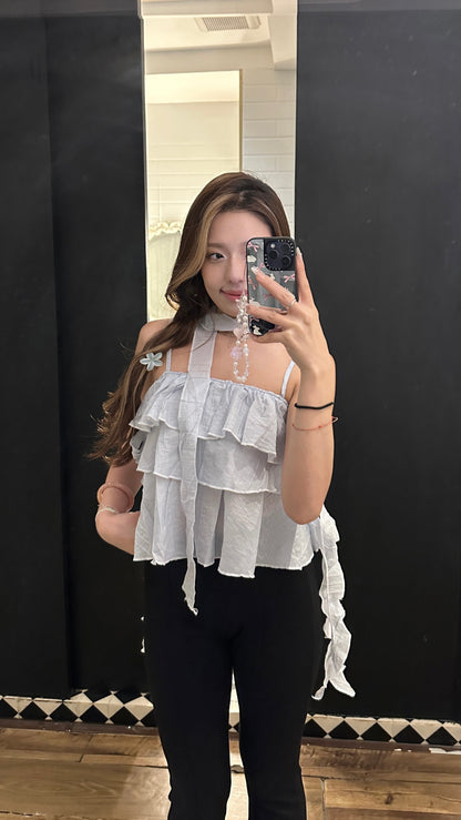 闊闊吊帶飄逸上衣