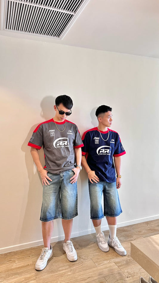 復古寬鬆運動風波衫